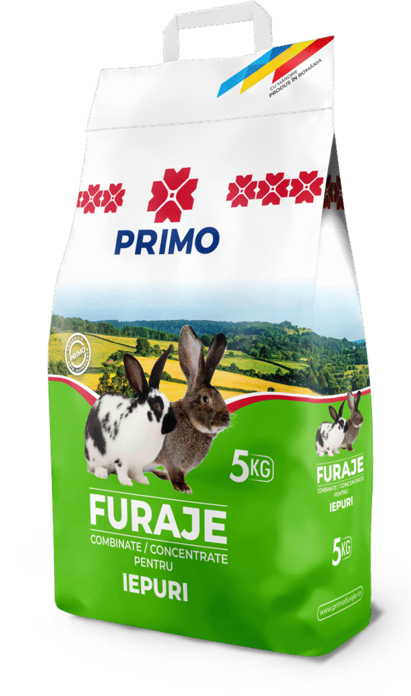 Furaj combinat PRIMO PRO iepuroaice și iepuri îngrășare