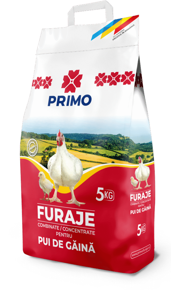 Furaj combinat PRIMO SUPER pui de găină creștere